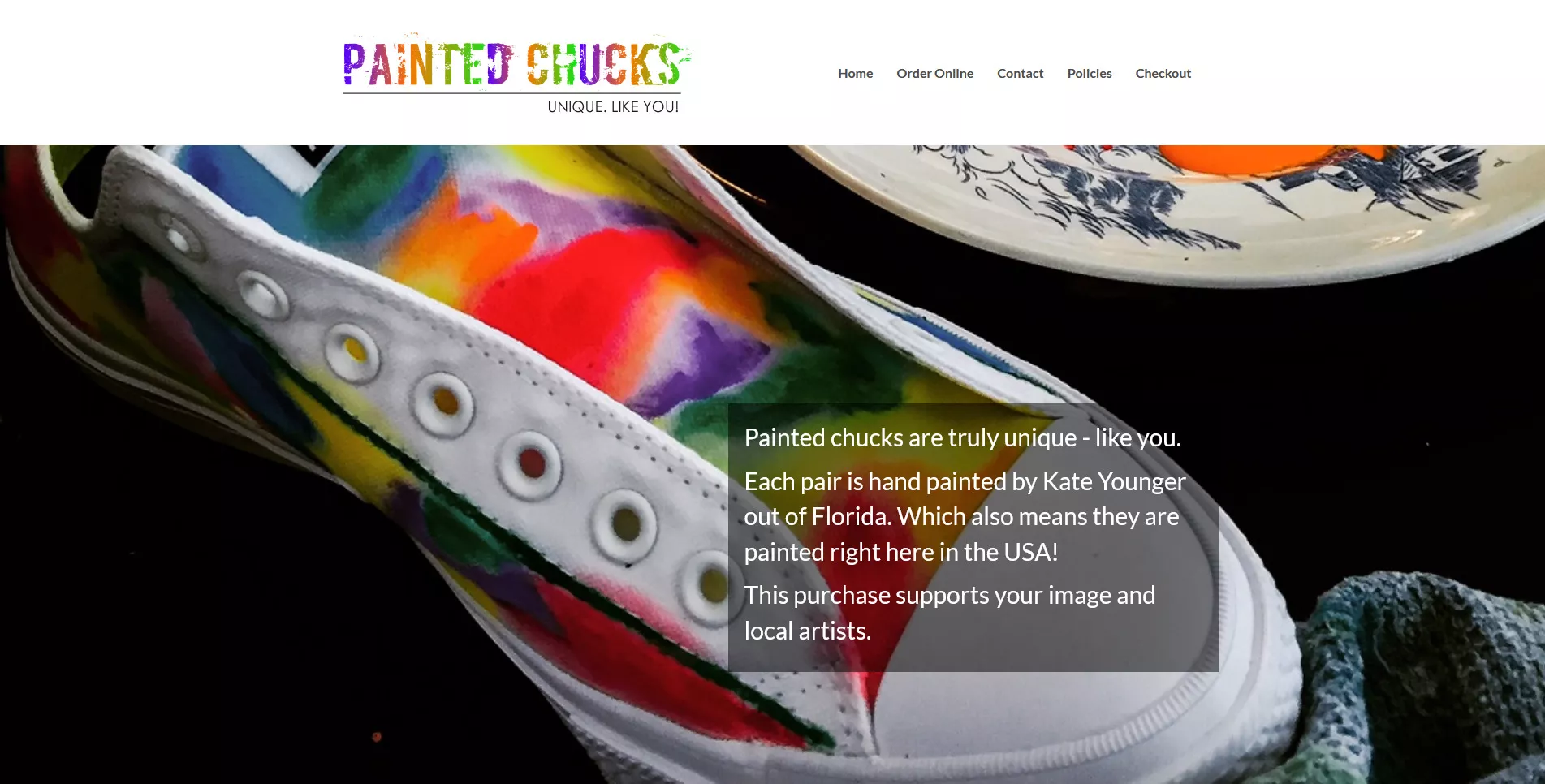 Painted Chucks Port | Perfectly Optimized