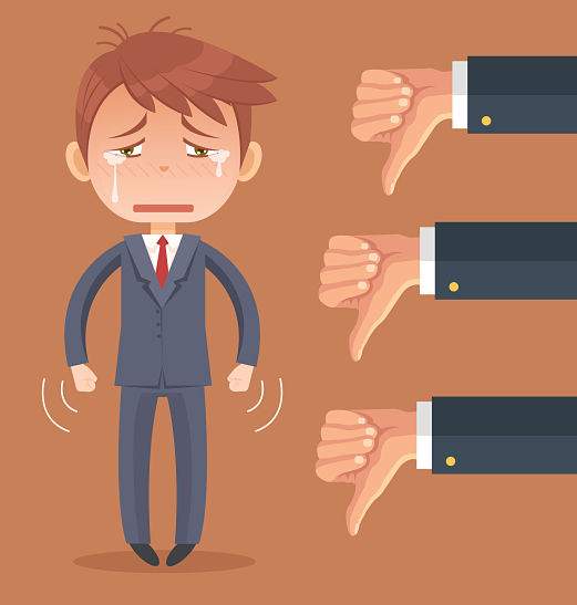 bad reviews crying business man | Perfectly Optimized